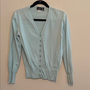 Mexx Pastel Blue V-Neck Button Cardigan